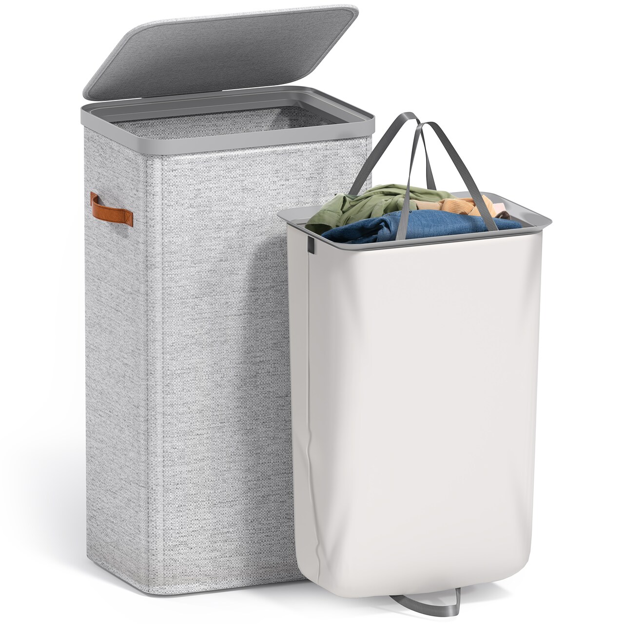 Sorbus Fabric Laundry Hamper - Collapsible Laundry Basket with Removable Laundry Bag